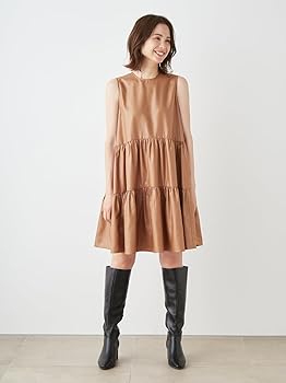 美品✨スナイデル snidel ベージュ フリル ティアード チュニック フレア 楽天市場】【SALE／50%OFF】Sustainableバックフレアカット